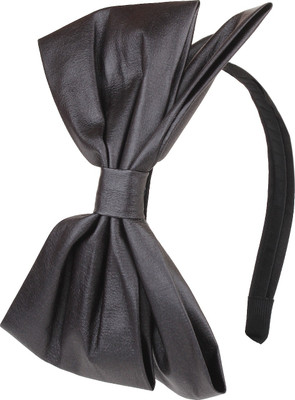

Fayon Fashion Statement Black Bow Hair Band(Black)