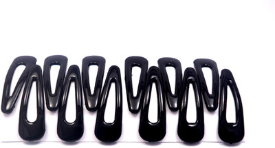 

Anokhi Ada Black Plastic/Metal Tic Tac Clip(Black)