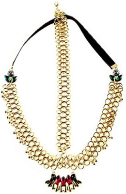 

Young & Forever Carnival Jewel Crown Head Band(Multicolor, Gold)