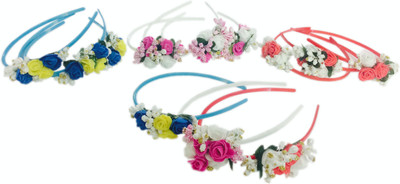 

Loops n knots Set of ( 3x4 ) Hair Band(Red, Pink, Blue)