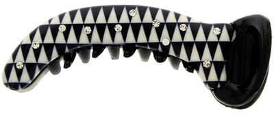 

Anuradha Art BN-133 Banana Clip(White, Black)