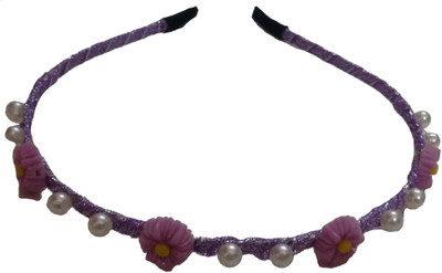 

Viva Fashions Roses and Beads Hair Band(Purple)