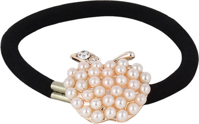 

Fayon Party Pearl Apple Unique Rubber Band(Black)