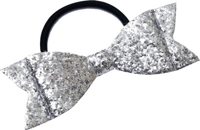 

Dchica Silver shimmer Rubber Band(Silver)