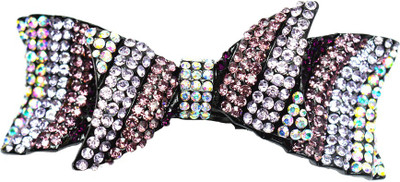 

Glitters Online Purple Colour American Diamond Hair Clip(Purple)