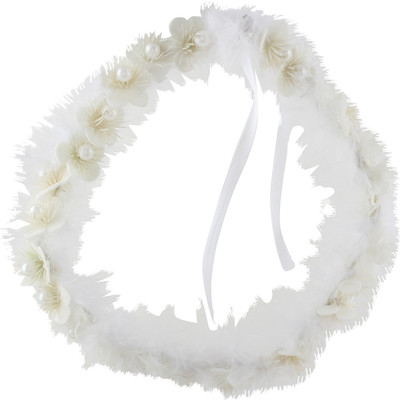 

Pink Rose Princess Charm Head Band(White)