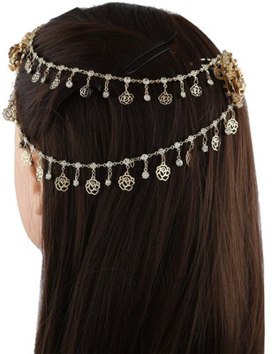 

Anuradha Art HB-170 Hair Chain(Gold)