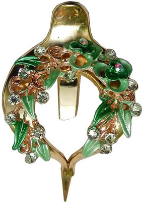 

CraftEra Stone Cluther Hair Clip(Green)