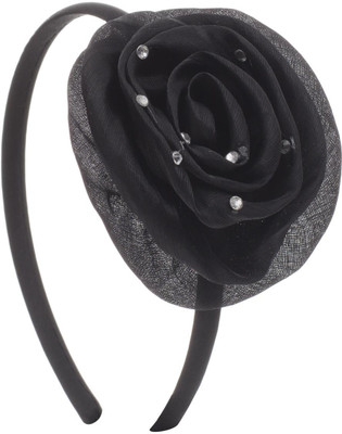 

Adorelabel Shiny Rose for Baby Girls Hair Band(Black)