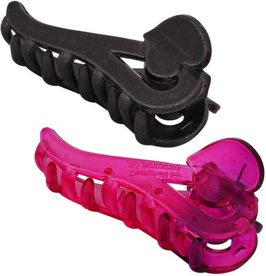 

Maayra Pair of Contemporary Hair Claw(Black)
