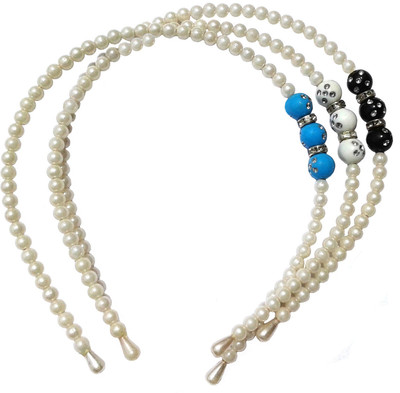 

Shreya Collection Multicolour Faux Pearl Hair Band(Multicolor)