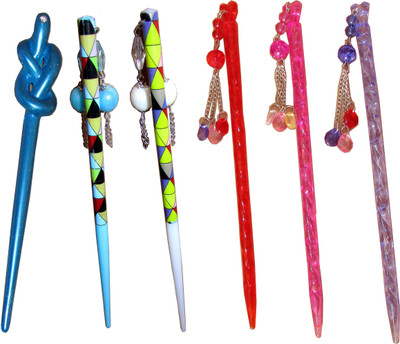 

Niyano Juda Sticks Hair Accessory Set(Multicolor)