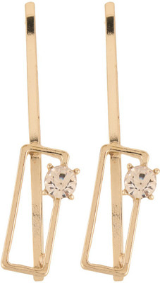

Jazz Jewellery Toned Stone Hair Pin(Gold)