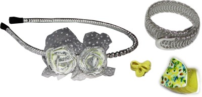 

Juhi Hairband with Bracelet & Tic-Tac Hair Accessory Set(Multicolor)