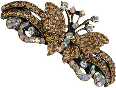 

Taj Pearl Designer Hair Clip(Yellow)