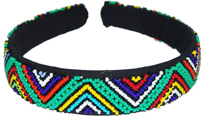 

Mehrunnisa Traditional South African Multicolor Hair Band(Multicolor)