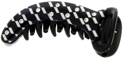

Anuradha Art BN-141 Banana Clip(White, Black)