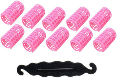 

Out Of Box Medium Net Rolling 10 Pieces With bun Maker Hair Accessory Set(Multicolor)