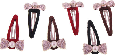 

My DT Lifestyle PARTYWEAR BOW SHAPE TIKTAK Hair Pin(Multicolor)