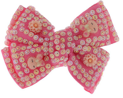 

The Ethnic Wears Handcrafted Hair Clip(Pink)