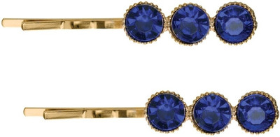 

Sparkle Street Blue Buttons Hair Accessory Set(Multicolor)
