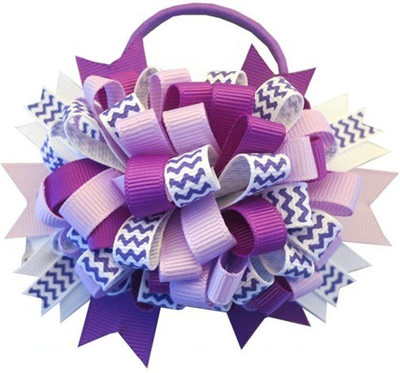 

Angel Closet Ribbon Puff Rubber Band(Purple)