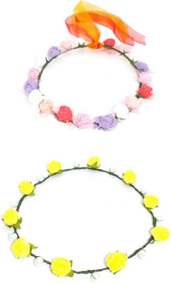 

FashBlush Forever New Flora Combo Tiara Head Band(Multicolor)
