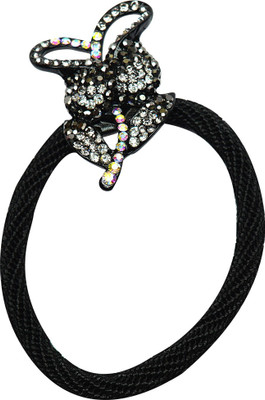 

Glitters Online Blackish Silver Colour American Diamond Hair Band(Silver)