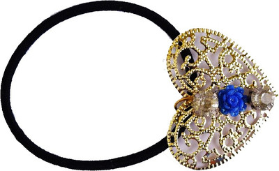 

Bows Are Wows Thin Elastics Rubber Band(Black, Gold)