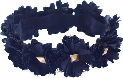 

Dchica Dark Princess Black Flowers Tiara Head Band(Black)
