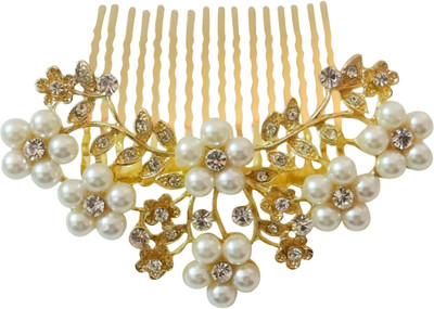 

Vogue Hair Accessories Limited Eddition Wedding Party Fancy Accessories Comb Hair Clip(Gold)