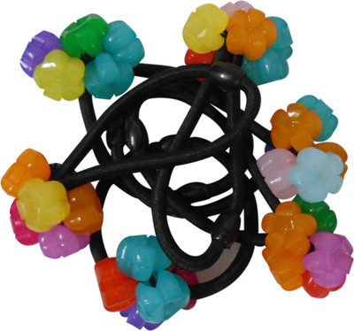 

Adbeni Black Nylon Coated With Plastic Flowers Good Choice Rubber Band(Multicolor)