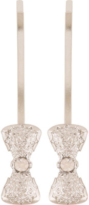 

Jazz Jewellery Toned Stone Hair Pin(Silver)