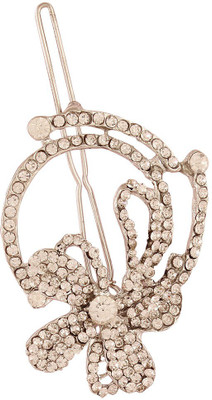 

AccessHer Floral Designer Clip Hair Pin(White)