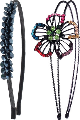 

Super Drool Glamorous Hair Accessory Combo Hair Band(Multicolor)