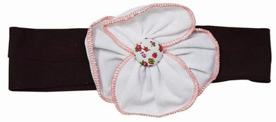

Pinkblueindia Fabulous Baby With Flower Head Band(White)