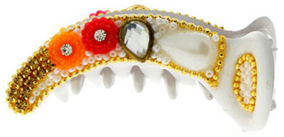 

Anuradha Art BN-111 Banana Clip(White)