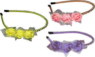 

GD Floral Hairband Hair Accessory Set(Multicolor)
