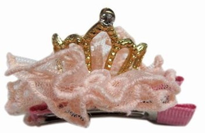 

Pink & Blue India Toddler Net Flower Hair Clip(Gold)