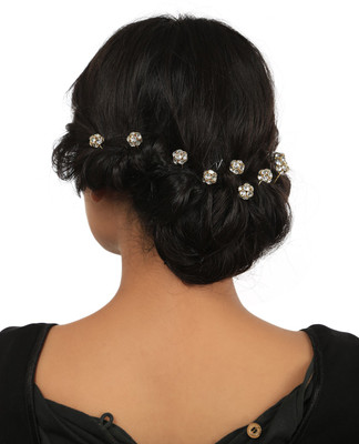 

Prita Golden Gold Plated Juda Pin Hair Pin(Gold)