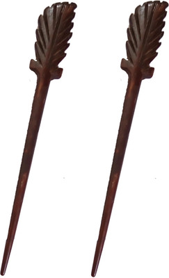 

CraftEra Marble Stick Hair Pin(Brown)