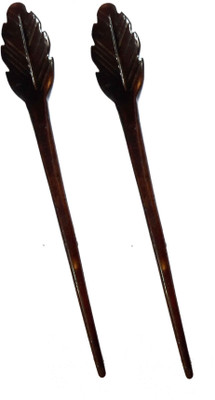 

CraftEra Marble Stick Hair Pin(Brown)