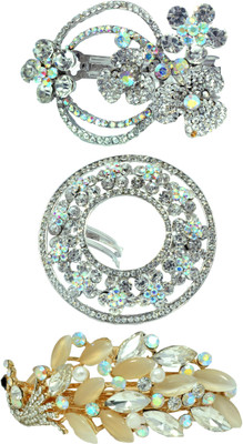 

Mansiyaorange Desginer Latest Fancy Premium Mix Combo Range Hair Pin Hair Clip(Multicolor)