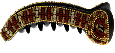 

Anuradha Art Stylish Banana Clip(Black, Red)