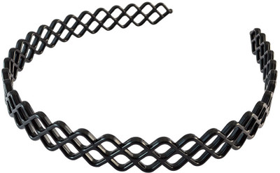 

Sarah Square Black Plastic Hair Band for Women Hair Band(Black)