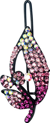 

Glitters Online Pink Colour American Diamond Hair Clip(Pink)