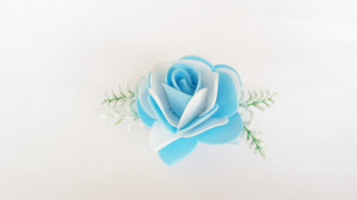 

Viva Fashions Flower Bunch Hair Clip(Blue, White)