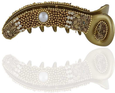 

Anuradha Art Stylish Collection Banana Clip(Gold)