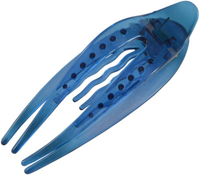 

Sarah Oval Shape Hair Claw(Blue)