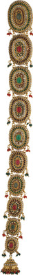 

Vama Fashions Polki & Kundan Hair Chain(Multicolor)